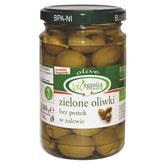Grüne Oliven ohne Samen in Salzlake BIO 280 g - BIOORGANICA NUOVA